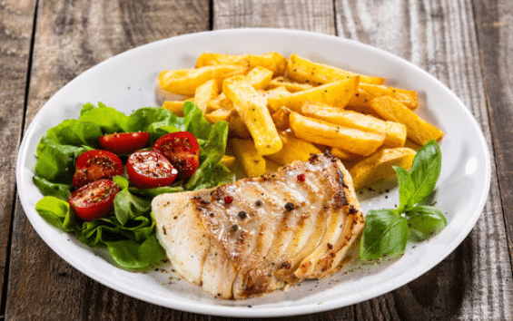 Grilled fish of the day